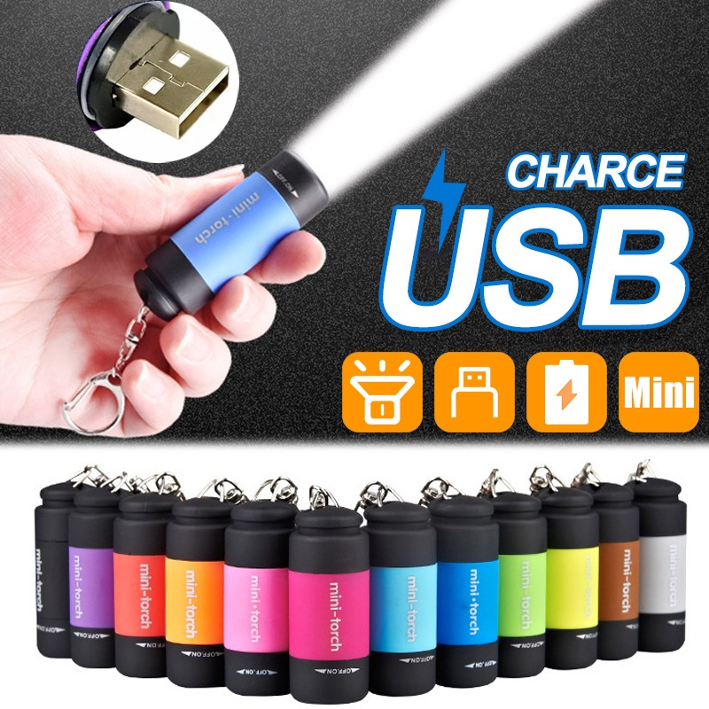 Đèn Pin mini Đa Năng Bỏ Túi / Đèn Pin Sạc usb | Shopee Việt Nam