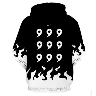 Áo Hoodie Naruto Anime Áo len in 3D Áo thun thời trang