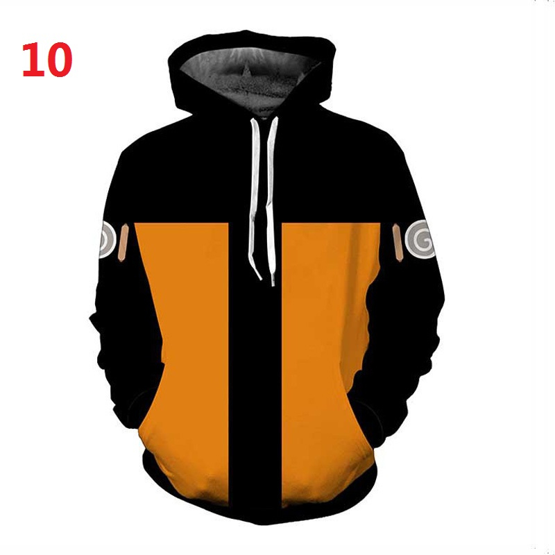 Áo Hoodie Naruto Anime Áo len in 3D Áo thun thời trang