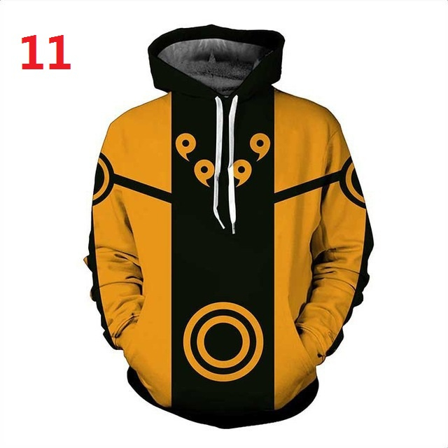 Áo Hoodie Naruto Anime Áo len in 3D Áo thun thời trang