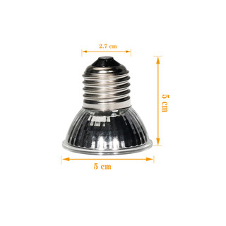 Đèn sưởi bò sát 25 / 50 / 75W Bóng đèn nhiệt Rùa Basking Bóng đèn UV Động vật lưỡng cư Thằn lằn Bộ điều khiển nhiệt độ