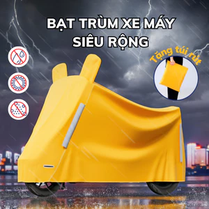 Tấm Che Phủ Xe Máy Chống Mưa Nắng Chống Thấm Nước Tiện Dụng