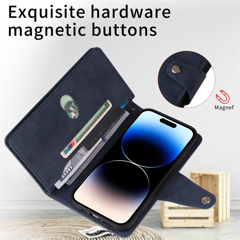 Vỏ Dây Kéo Cho Samsung Galaxy S20 S21 + Plus Lite Ultra S20fe S21fe Sang Trọng Mờ Ví Da Pu Khe Cắm Thẻ Flip Case Đứng Bìa Mềm