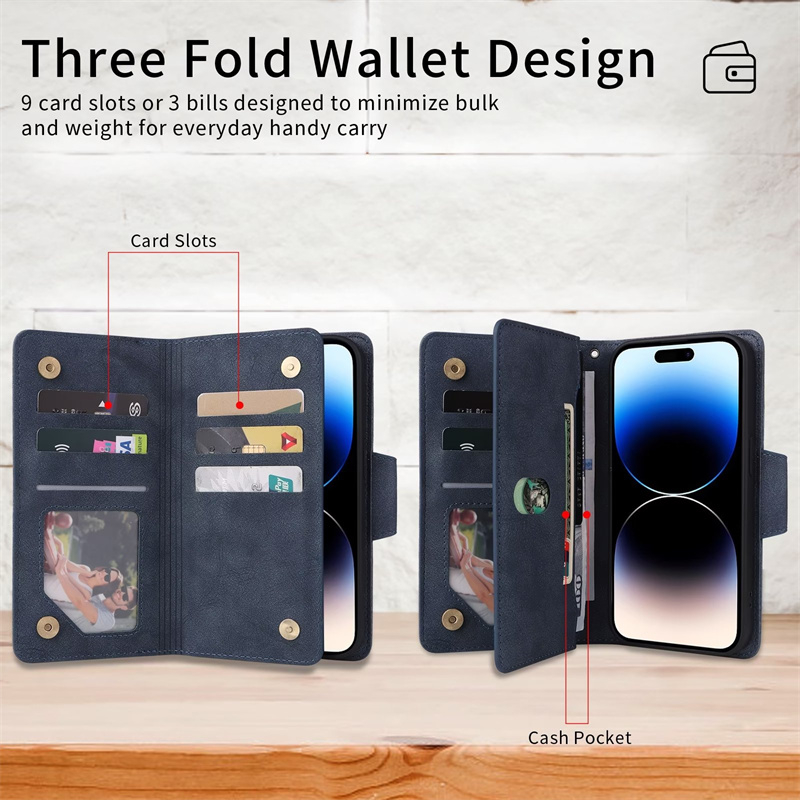 Vỏ Dây Kéo Cho Samsung Galaxy S20 S21 + Plus Lite Ultra S20fe S21fe Sang Trọng Mờ Ví Da Pu Khe Cắm Thẻ Flip Case Đứng Bìa Mềm