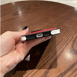 Bao điện thoại da nam châm màu đỏ cao cấp thích hợp cho iPhone 11 12 Pro max chống rơi 13 14Promax chống mồ hôi và chống bụi case iphone