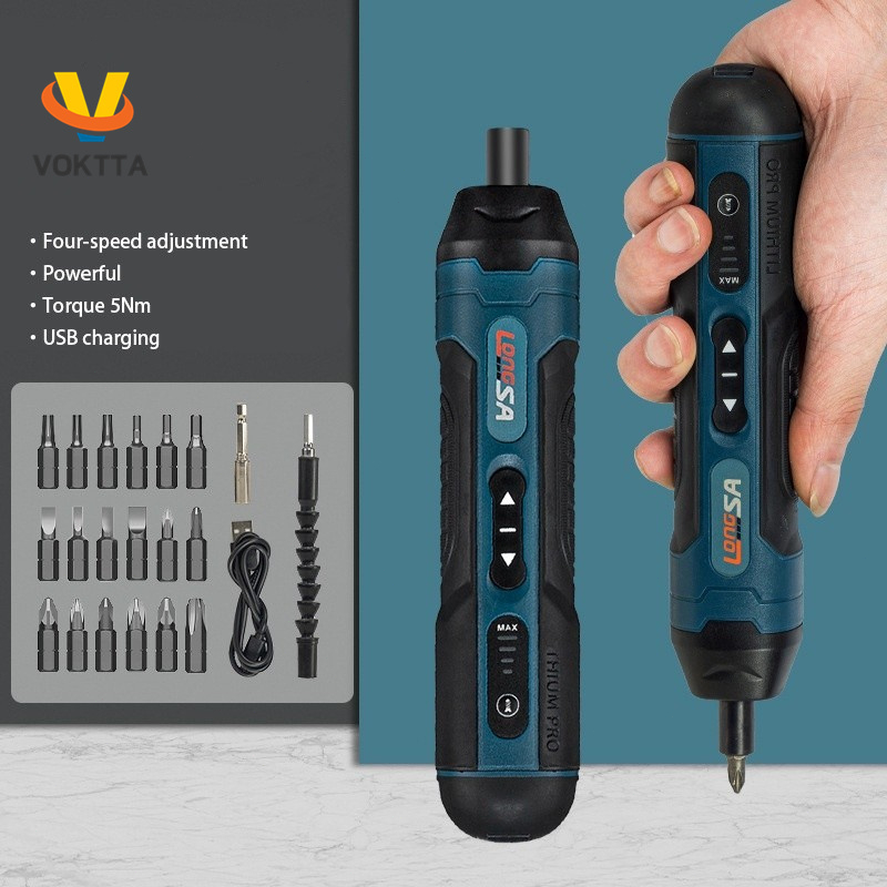 Voktta Máy Khoan Điện Mini 3.6V 1300mah Sử Dụng Pin Lithium Có Thể Sạc ...