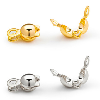 20 Chiếc Thép Không Gỉ Khóa Lắp 4 * 8 Mm Bóng Xích Calo Kết Thúc Uốn Hạt Kết Nối Thành Phần Cho DIY Trang Sức Làm Supplie