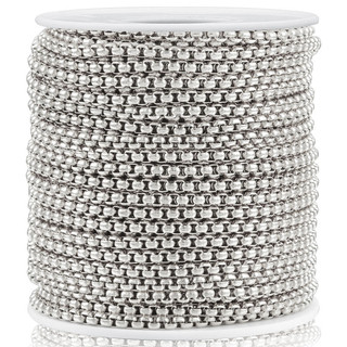 Dây chuyền thép không gỉ để làm đồ trang sức Phụ kiện vuông Vòng cổ ngọc trai DIY Charm Vàng Liên kết Vòng tay Đồ thủ công Đồ thủ công