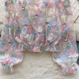 Áo Sơ Mi Tay Dài Phồng Trễ Vai In Họa Tiết Hoa Phong Cách Hàn Quốc Thời Trang Cho Nữ baju baju wanita Lenan panjang Hàng Mới Có Sẵn