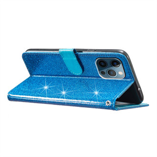 Ốp Lưng Cho Samsung Galaxy A12 M12 F12 A70 A41 A70s A03S A42 M42 A52 A72 A02 A52s 5g Đế Lật PU Lấp Lánh Ví Da Khe Cắm Thẻ Bao Da
