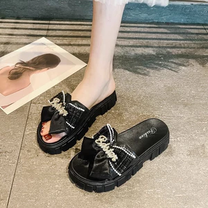 Dép Lê 4CM nơ nhẹ chống trượt hình nơ dễ thương thời trang 2025