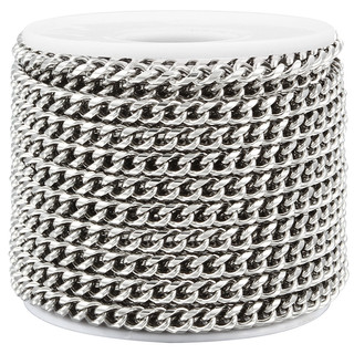 Thép không gỉ Cuba Liên Kết Dây Chuyền Trang Sức Làm Phụ Kiện Handmade Figaro Vòng Cổ DIY Charm Vòng Tay Cung Cấp Bán Buôn