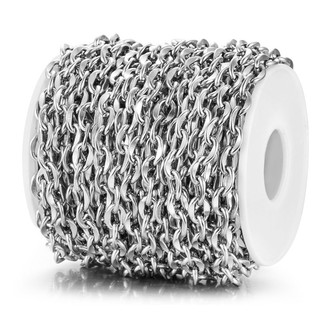 Dây Xích Môi Bằng Thép Không Gỉ Cho Đồ Trang Sức Làm Vật Liệu Punk Vòng Cổ Vòng Tay DIY Handmade Vàng Quyến Rũ Tiếp Liệu Accessroies