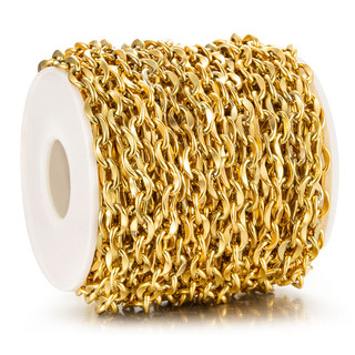 Dây Xích Môi Bằng Thép Không Gỉ Cho Đồ Trang Sức Làm Vật Liệu Punk Vòng Cổ Vòng Tay DIY Handmade Vàng Quyến Rũ Tiếp Liệu Accessroies