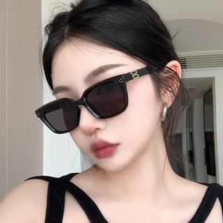 Phiên Bản Hàn Quốc Của Kính Mát Vuông, Kính Mát Nâu Dành Cho Nữ, Thời Trang Và Cay Bé Gái, Ins, Kính Mát Che Nắng Chống Tia UV Dành Cho Nam
