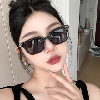 Phiên Bản Hàn Quốc Của Kính Mát Vuông, Kính Mát Nâu Dành Cho Nữ, Thời Trang Và Cay Bé Gái, Ins, Kính Mát Che Nắng Chống Tia UV Dành Cho Nam