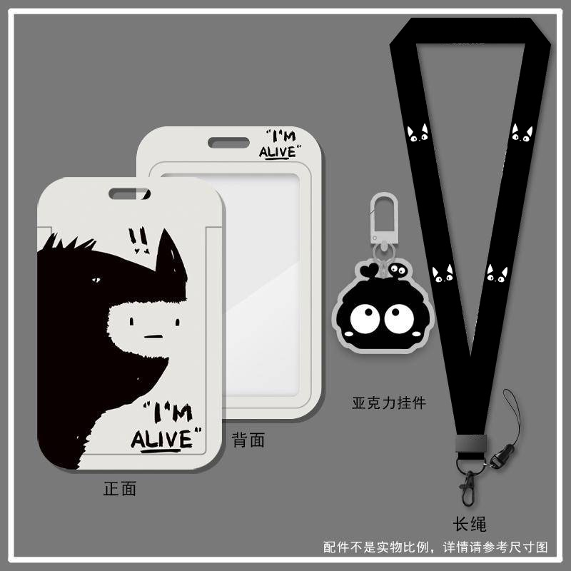 Mới Ốp Điện Thoại Họa Tiết Hoạt Hình Có Dây Đeo Cho Học Sinh / Thẻ Xe