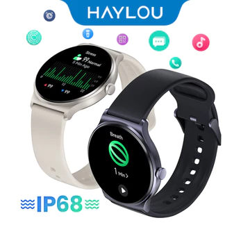 Đồng hồ thông minh Haylou Solar Lite 1.38 "Màn hình Bluetooth 5.3 100 + Mặt đồng hồ Máy đo nhịp tim SpO2 Đồng hồ thông minh bền bỉ 20 ngày