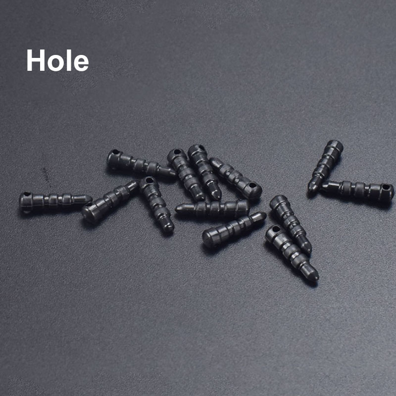 5 Chiếc 3.5 Mm Âm Thanh Tai Nghe Jack Đầu Phẳng Chống Bụi Nắp Cắm Mũ Dây Đeo Lỗ