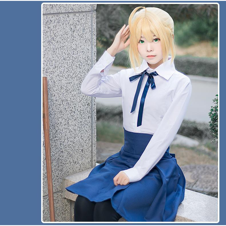 Bộ Trang Phục cosplay Nhân Vật anime fate stay night saber Pen Dragon fgo