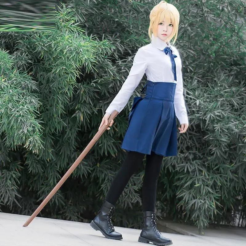 Bộ Trang Phục cosplay Nhân Vật anime fate stay night saber Pen Dragon fgo