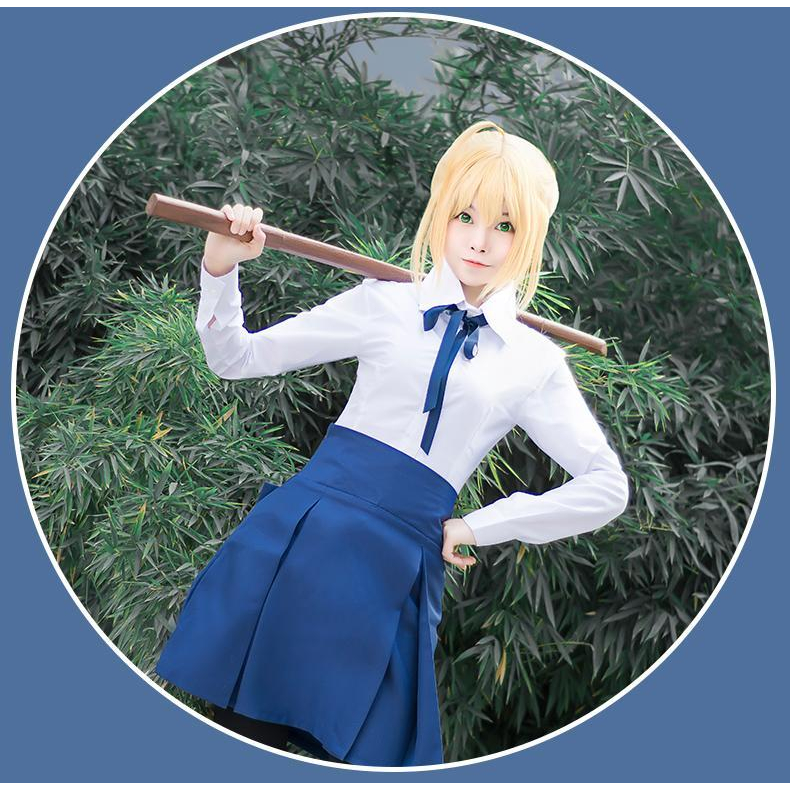Bộ Trang Phục cosplay Nhân Vật anime fate stay night saber Pen Dragon fgo