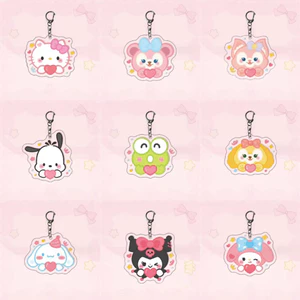 Móc Khóa Hình Búp Bê sanrio kuromi melody Nhật Bản Dễ Thương