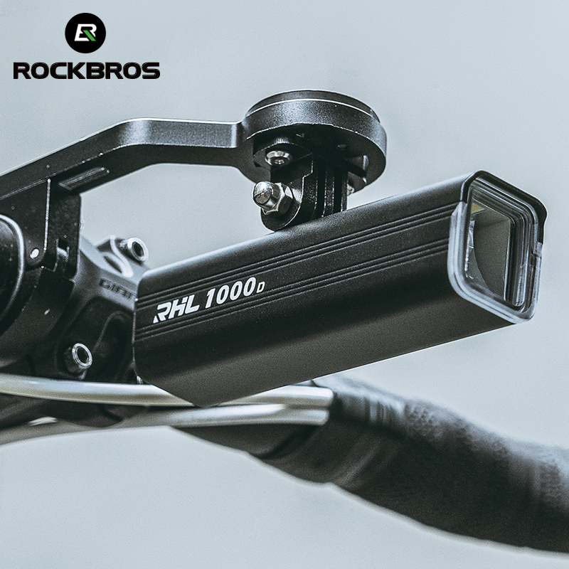 ROCKBROS Đèn Pha Xe Đạp 1500 Lumen IPX6 Chống Thấm Nước Sạc Đèn Flash Phụ Kiện