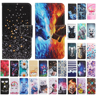 Ví Lật Cho Oppo A15 A1K A3S A5 A12E A7 A5S A12 A11K A5 A9 2020 A11X A11 A92 A72 A52 F17 4g Da Chống Sốc Khe Cắm Thẻ Bao Da Họa Tiết Hoạt Hình Tranh