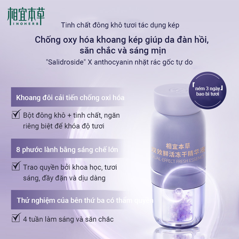 Ảnh Inoherb Set 5 Tinh Chất Khô 3ml + 50mg) Giúp Cấp Ẩm Cho Da Hiệu Quả 1
