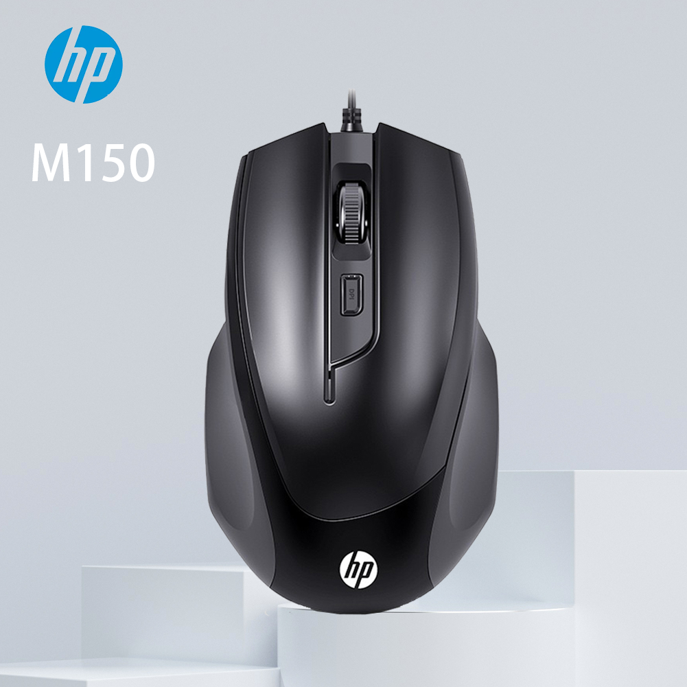 Chuột Dây Máy Tính HP M150 4 Nút 800-2400 DPI Dây Cáp 1.5M | Shopee ...
