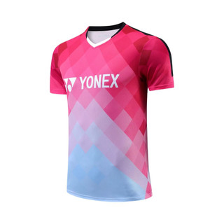 Yonex Áo Thun Tay Ngắn Cổ Tròn Thoáng Khí Nhanh Khô Cho Nam Nữ Tập Cầu Lông