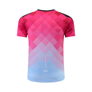 Yonex Áo Thun Tay Ngắn Cổ Tròn Thoáng Khí Nhanh Khô Cho Nam Nữ Tập Cầu Lông