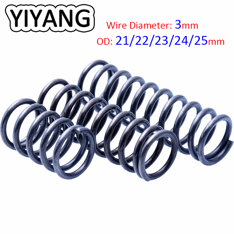 5 Druckfedern Set - 1,5mm Draht Ø21-25mm Für Verschiedene Anwendungen