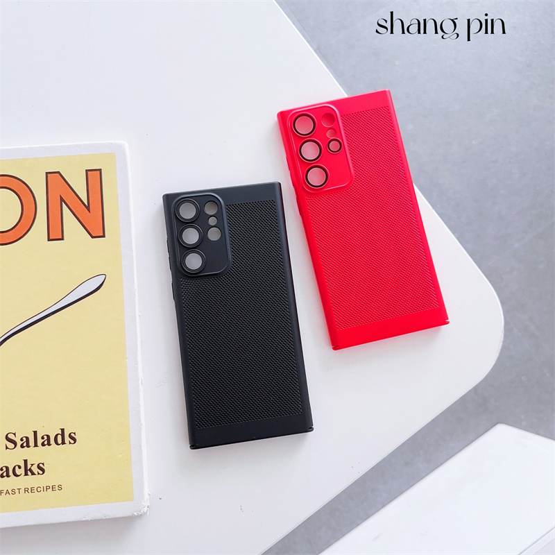 Dành Cho Samsung Galaxy A53 S21 Note 10 20 + Plus Pro Ultra Ốp điện thoại Di Động Siêu Mỏng Thoáng Khí Tản Nhiệt Làm Mát PC Cứng Ốp điện thoại