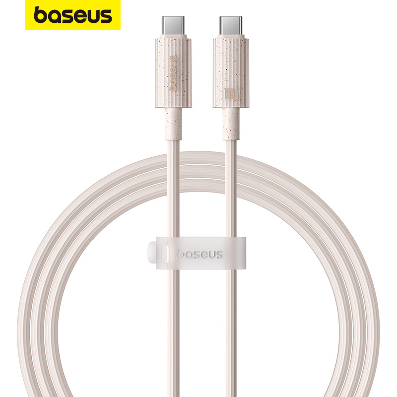 Baseus Dây Cáp Sạc Nhanh type-c 100w Có Thể Phân Hủy Sinh Học chip Thông Minh iPhone 15