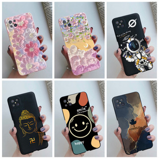 Oppo Ốp Điện Thoại tpu Dẻo Họa Tiết Hoa & Phi Hành Gia Độc Đáo Cho oppo reno4 z 5g oppo reno 4z cph2065