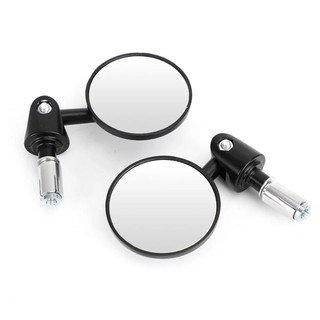 Gương xe máy SEAMETAL 16mm hình tròn gắn tay lái có thể điều chỉnh