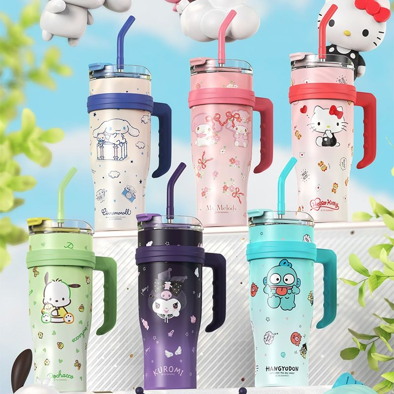 Bình Nước Giữ Nhiệt 1200ml Hình Sanrio Kuromi Hello Kitty Shopee Việt Nam 9156