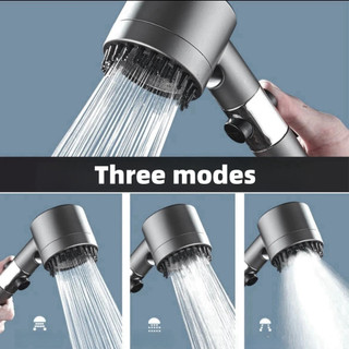 Mới Đầu Vòi Hoa Sen Mát Xa Ba Tốc Độ Điều Chỉnh Được Có Một Nút Nhấn Tiện Lợi Dành Cho Phòng Tắm