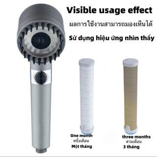 Mới Đầu Vòi Hoa Sen Mát Xa Ba Tốc Độ Điều Chỉnh Được Có Một Nút Nhấn Tiện Lợi Dành Cho Phòng Tắm