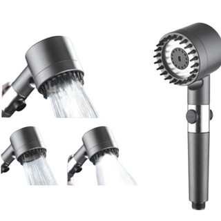 Mới Đầu Vòi Hoa Sen Mát Xa Ba Tốc Độ Điều Chỉnh Được Có Một Nút Nhấn Tiện Lợi Dành Cho Phòng Tắm