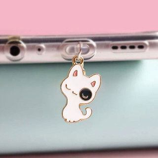Mobile Nút Bịt Ổ Cắm Điện Thoại Chống Bụi Hình Mèo Dễ Thương diy