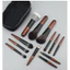 Set 12 Cọ Trang Điểm mini Tay Cầm Bằng Gỗ Thân Thiện Với Môi Trường