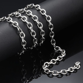 Dây cáp Rolo bằng thép không gỉ Dây chuyền liên kết hình bầu dục Phù hợp cho đồ trang sức DIY Bán buôn rất nhiều Vòng cổ thủ công số lượng lớn 1M