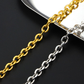 Dây cáp Rolo bằng thép không gỉ Dây chuyền liên kết hình bầu dục Phù hợp cho đồ trang sức DIY Bán buôn rất nhiều Vòng cổ thủ công số lượng lớn 1M