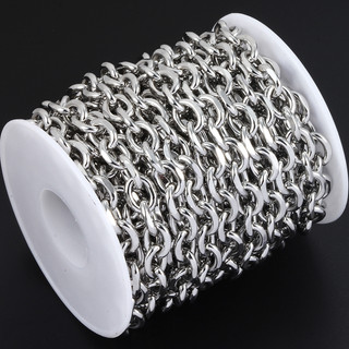 Dây cáp Rolo bằng thép không gỉ Dây chuyền liên kết hình bầu dục Phù hợp cho đồ trang sức DIY Bán buôn rất nhiều Vòng cổ thủ công số lượng lớn 1M