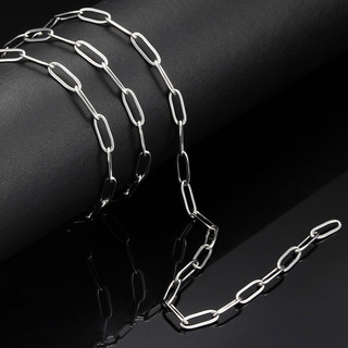 Thép không gỉ Cáp Liên Kết Chuỗi Số Lượng Lớn Cho DIY Trang Sức Làm Vòng Cổ Phát Hiện Thủ Công Vòng Chân Hình Bầu Dục Dây Xích Linh Kiện