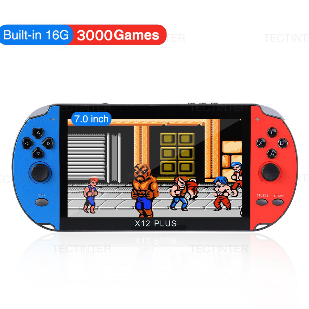 Máy Chơi Game Cầm Tay X7 X12 PLUS 8GB Tích Hợp 13000 Trò Chơi Cổ