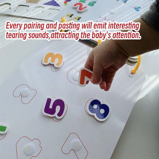 Bộ Đồ Chơi Giáo Dục Gồm Sách Và Sticker Dạy Học Thủ Công Cho Bé 2-3 Tuổi